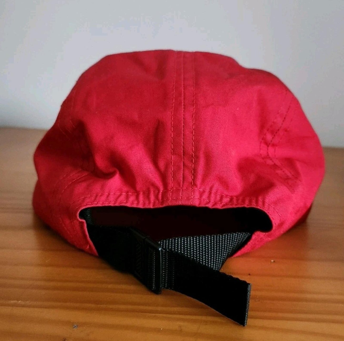 SS18 Supreme Visor Print Camp Cap Red