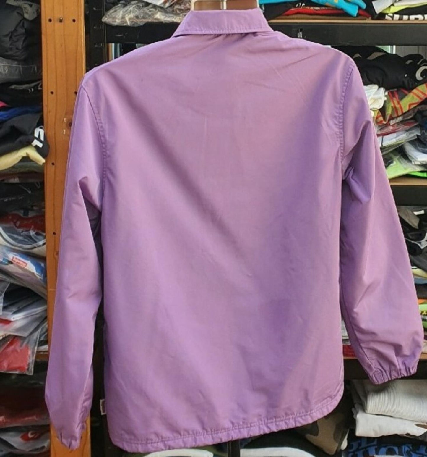 SS18 Supreme Gonz Logo coaches jacket size S small Violet water resistant