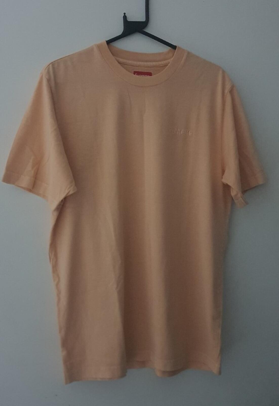 SS18 Supreme Overdyed tee size M medium Peach