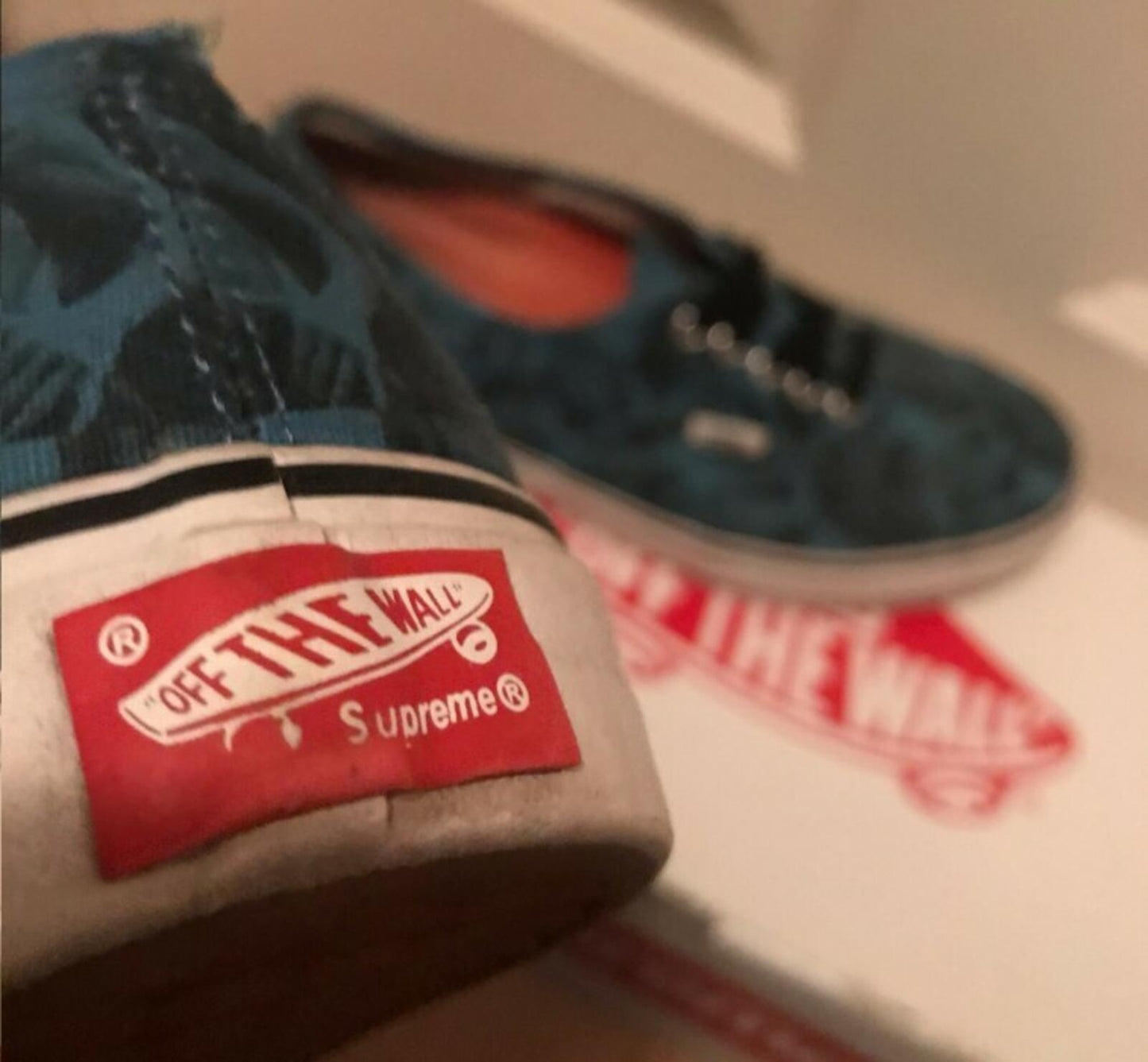 FW13 Supreme x Vans x Bruce Lee Authentic Pro Trainers EU 42 UK 8 US 9