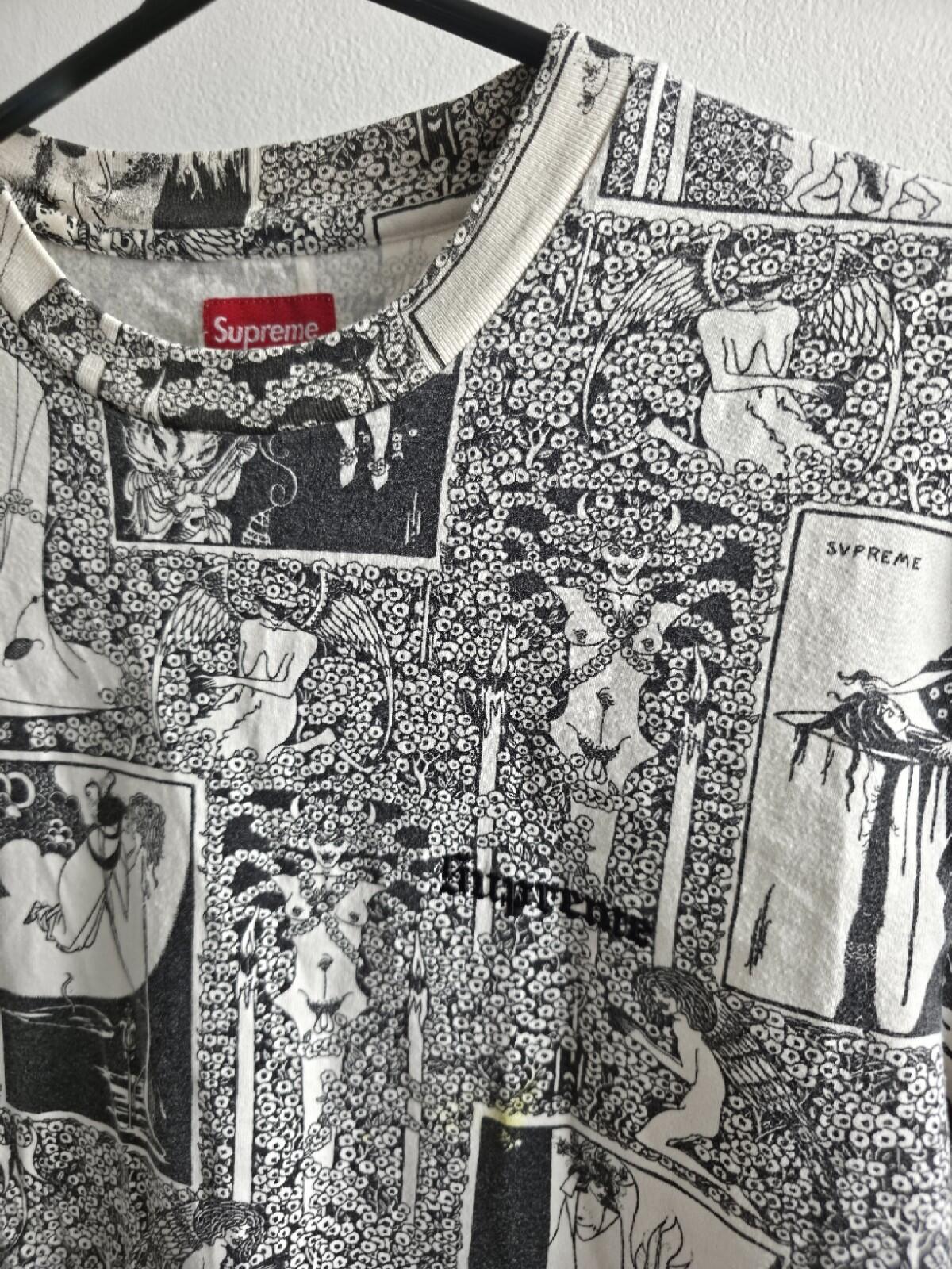 FW18 Supreme Salome L/S Top size L large blue long sleeve t-shirt top