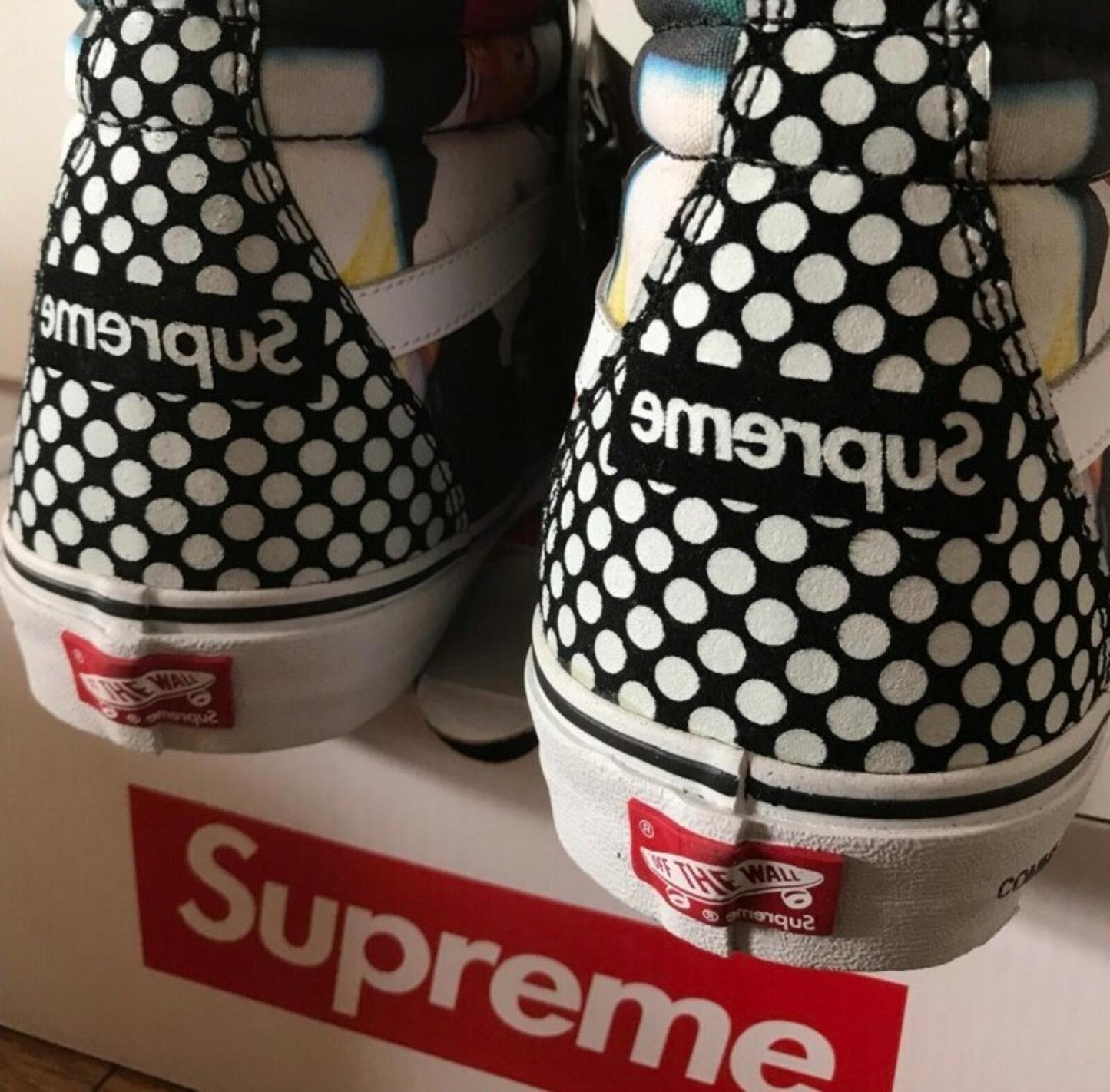 SS14 Supreme x Vans Comme Des Garçon CDG Sk8-Hi Reissue US 10 UK 9 EU 43 Vintage