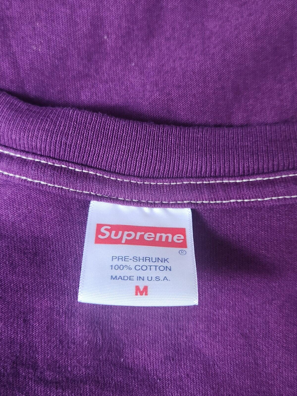 SS21 Supreme Spiral T-Shirt in Lila Größe M Weirdo Dave