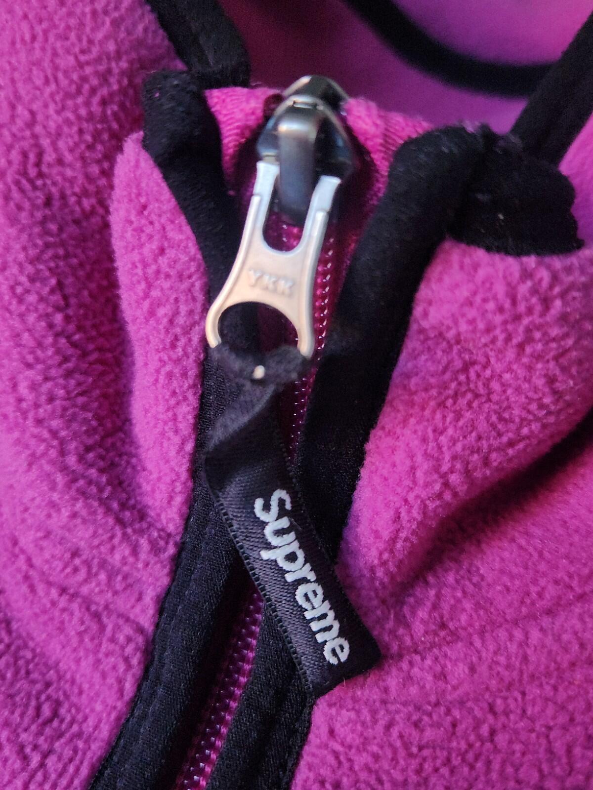 FW15 Supreme Polartec Fleece vest size XL pink gilet