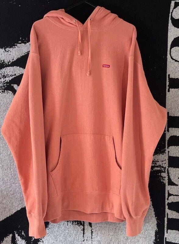 SS21 Supreme Small Box Logo Hooded Sweatshirt Dusty Coral Size M