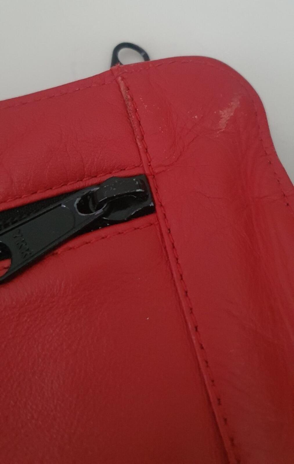 SS19 Supreme Leather Waist / Shoulder Pouch Bag Red