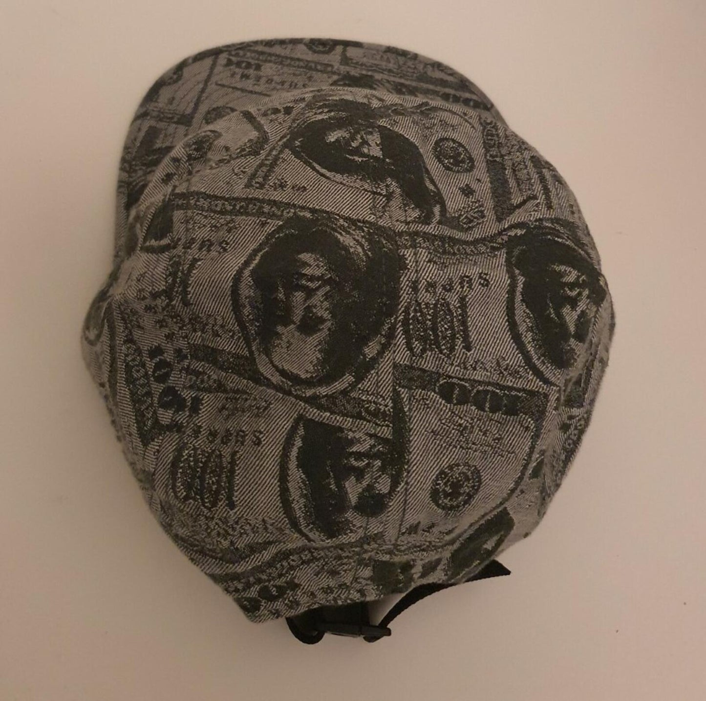FW17 Supreme 100 Dollar Bill camp cap green hat New