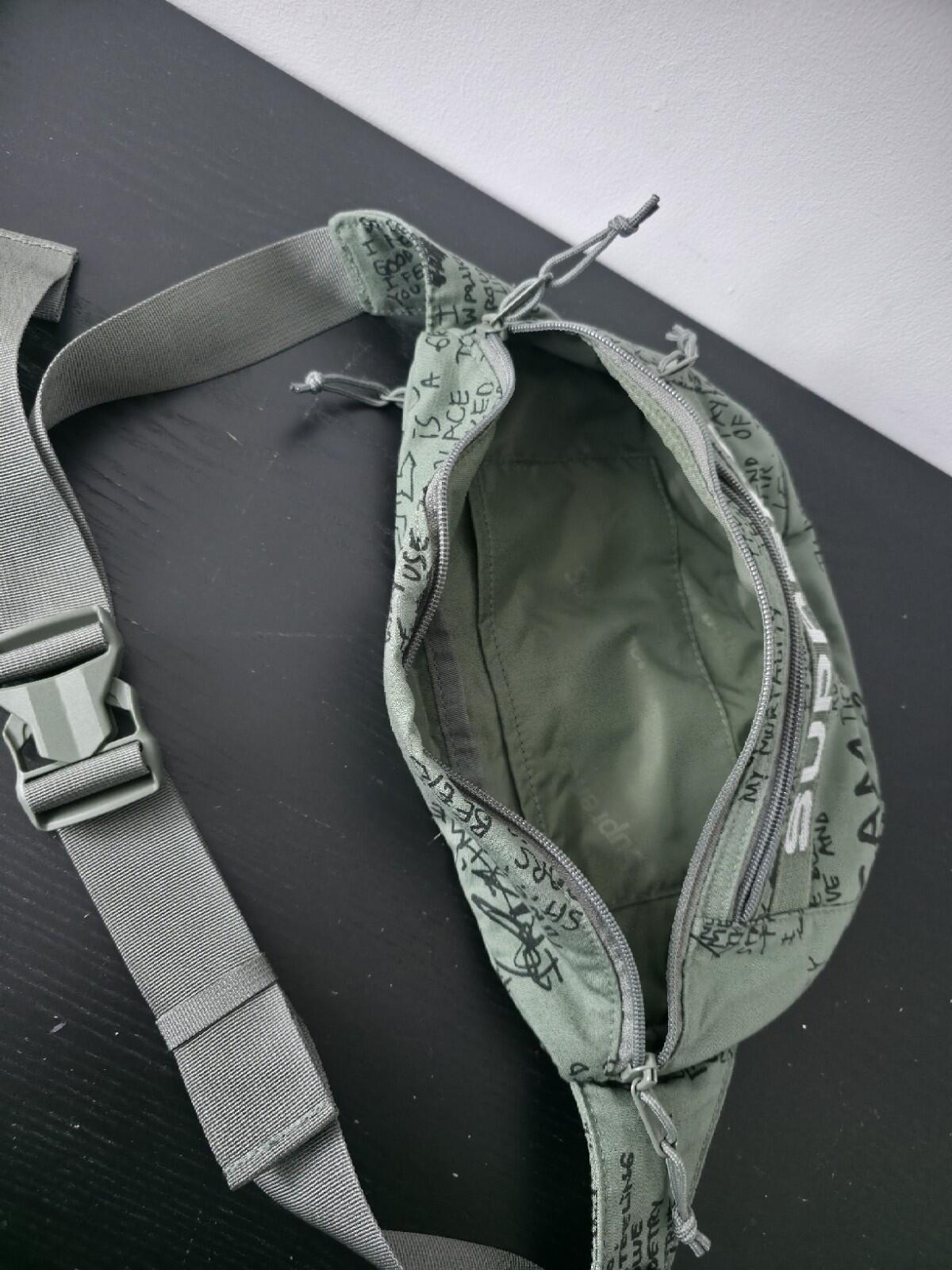 SS23 Supreme Field Waist Bag Olive Gonz Water Resistant