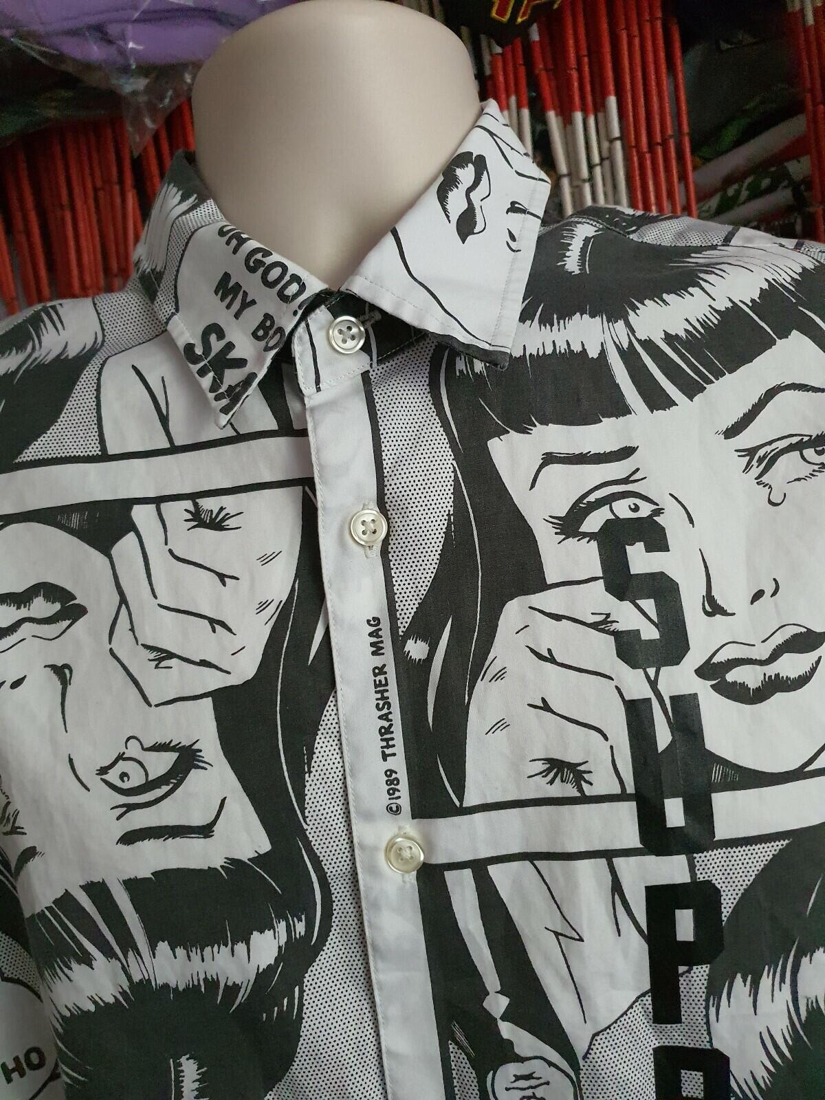 SS17 Supreme x Thrasher Boyfriend S/S Shirt White Size M