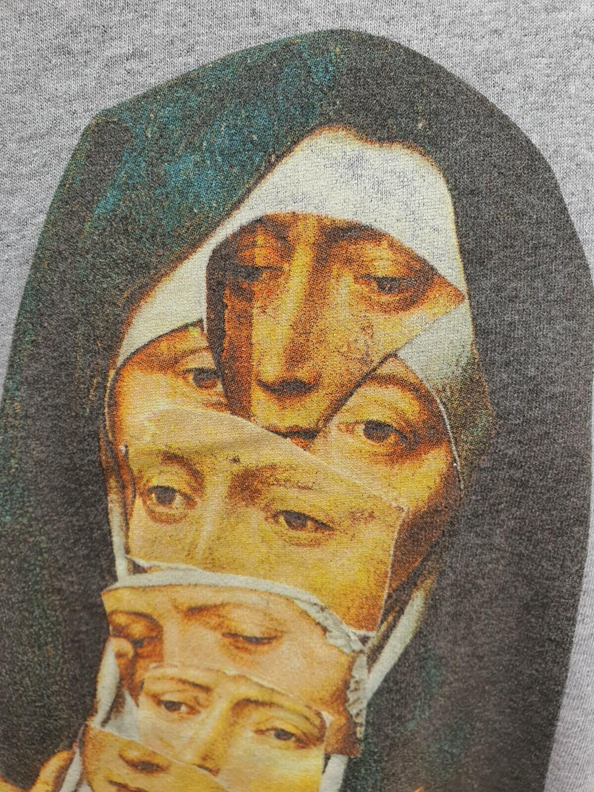 SS17 Supreme Nun L/S Tee Heather Grey Size M