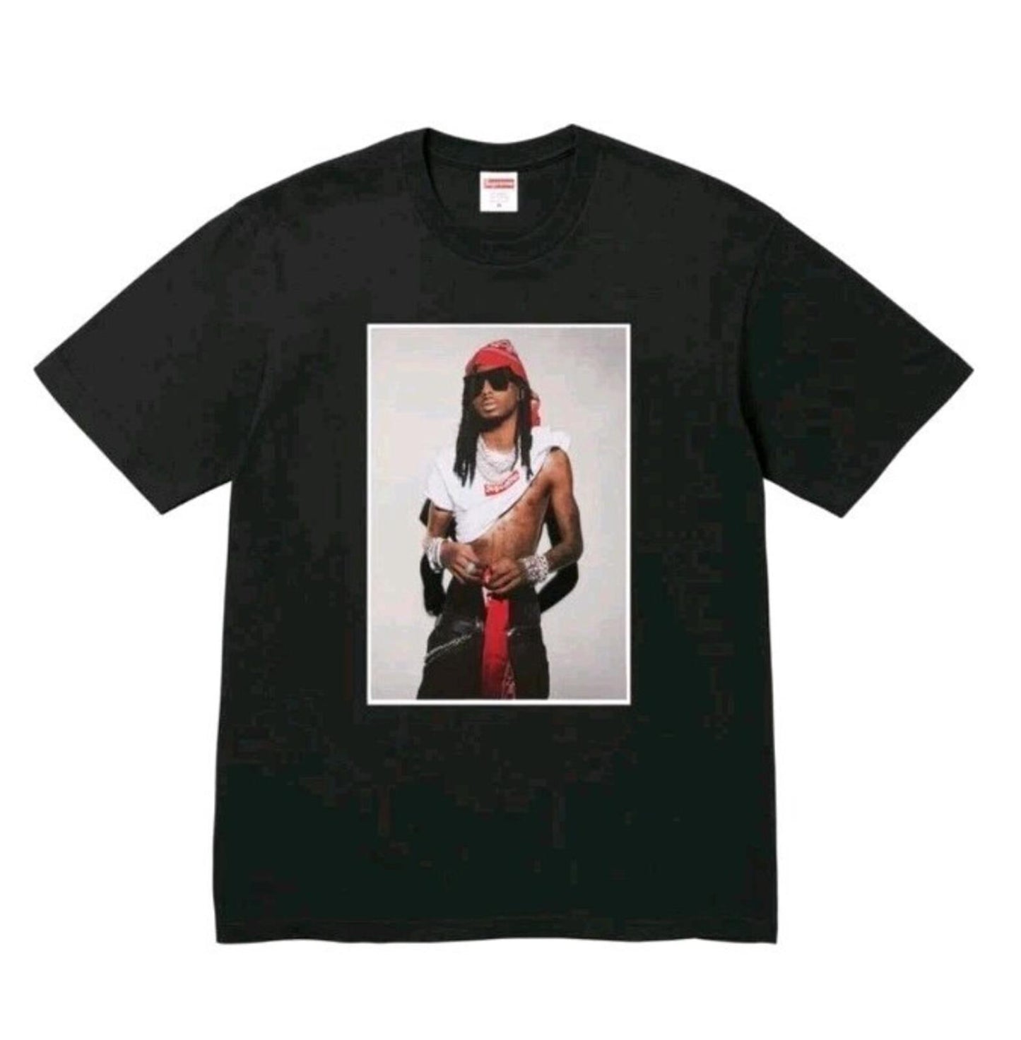 FW25 Supreme Playboy Carti Photo Tee Black Size XL