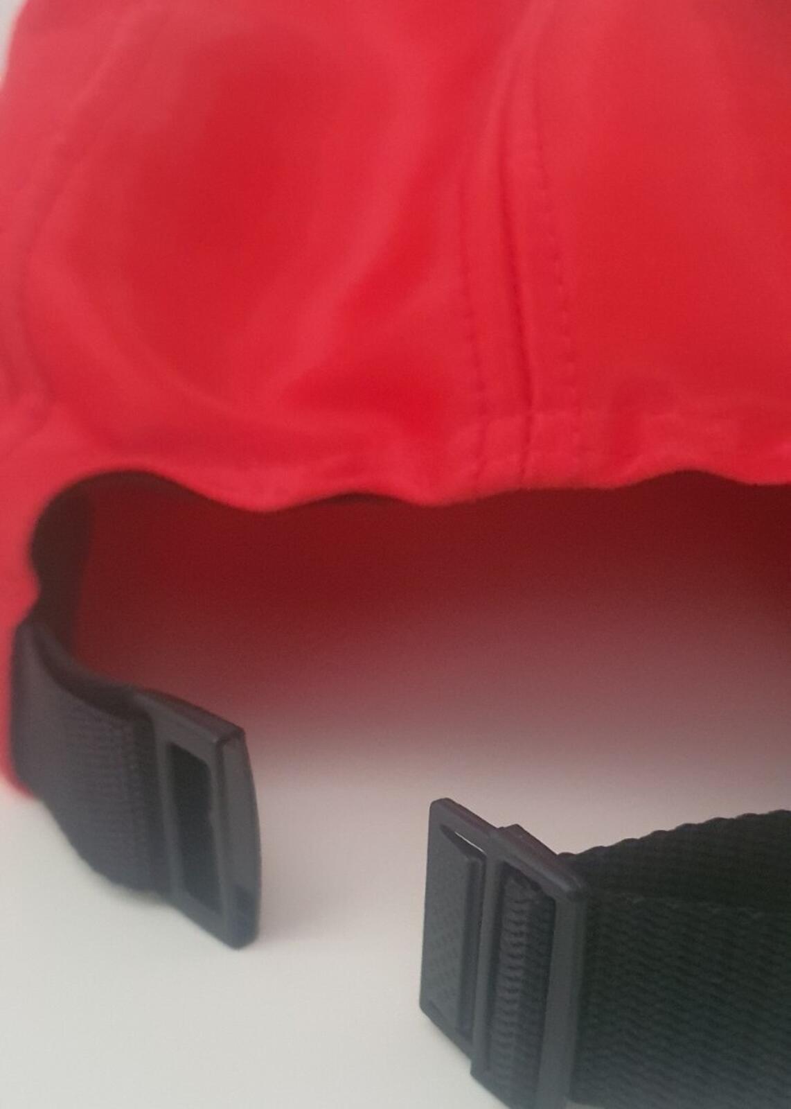 SS17 Supreme Satin Camp Cap Red