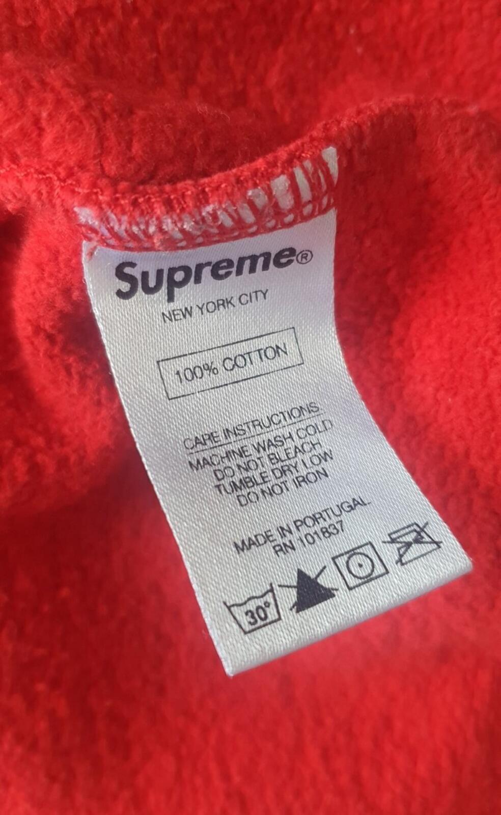 FW18 Supreme Flowers Hooded Sweatshirt L Large Red Hoodie artwork by Tabboo!