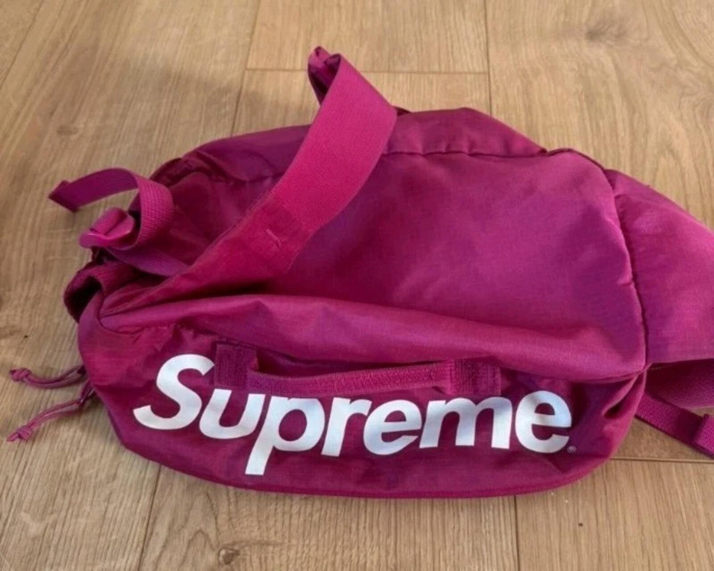 SS17 Supreme Waist bag Cordura fabric Belt Bum Shoulder Magenta Pink