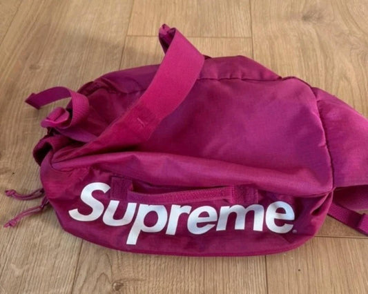SS17 Supreme Waist bag Cordura fabric Belt Bum Shoulder Magenta Pink