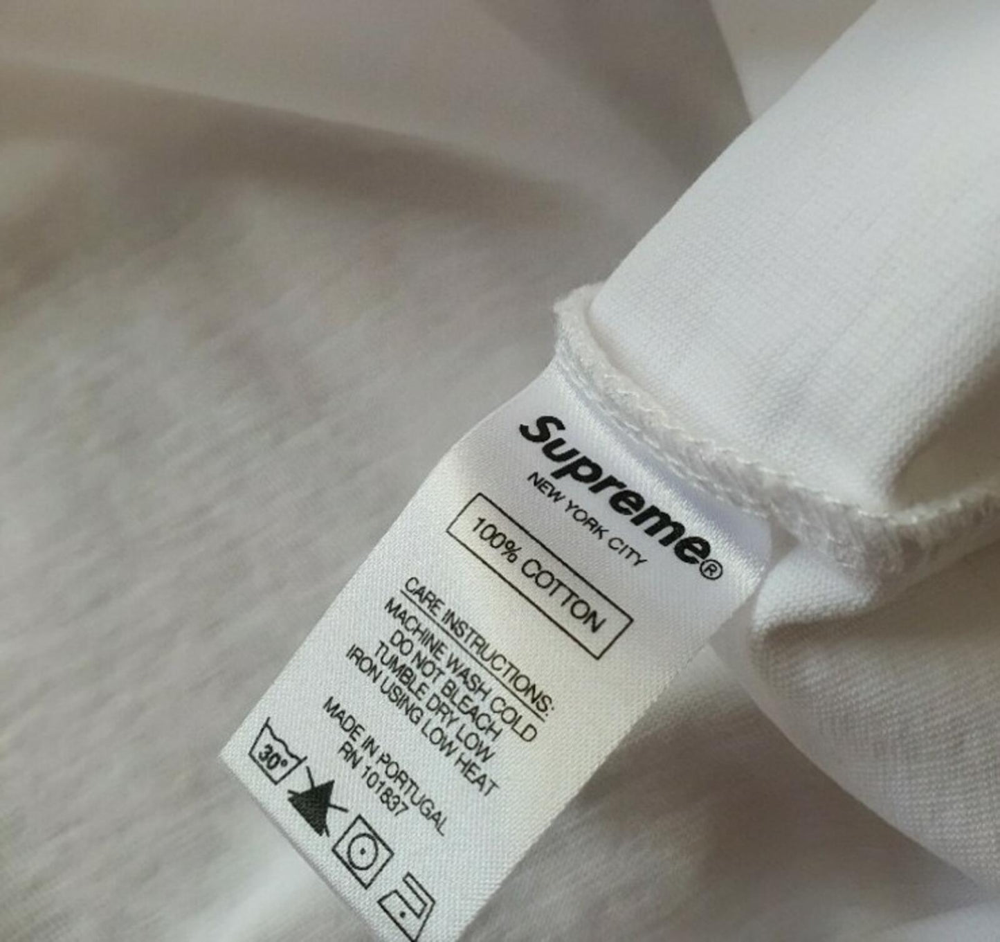 SS20 Supreme Nothing Else S/S Tee White Size L