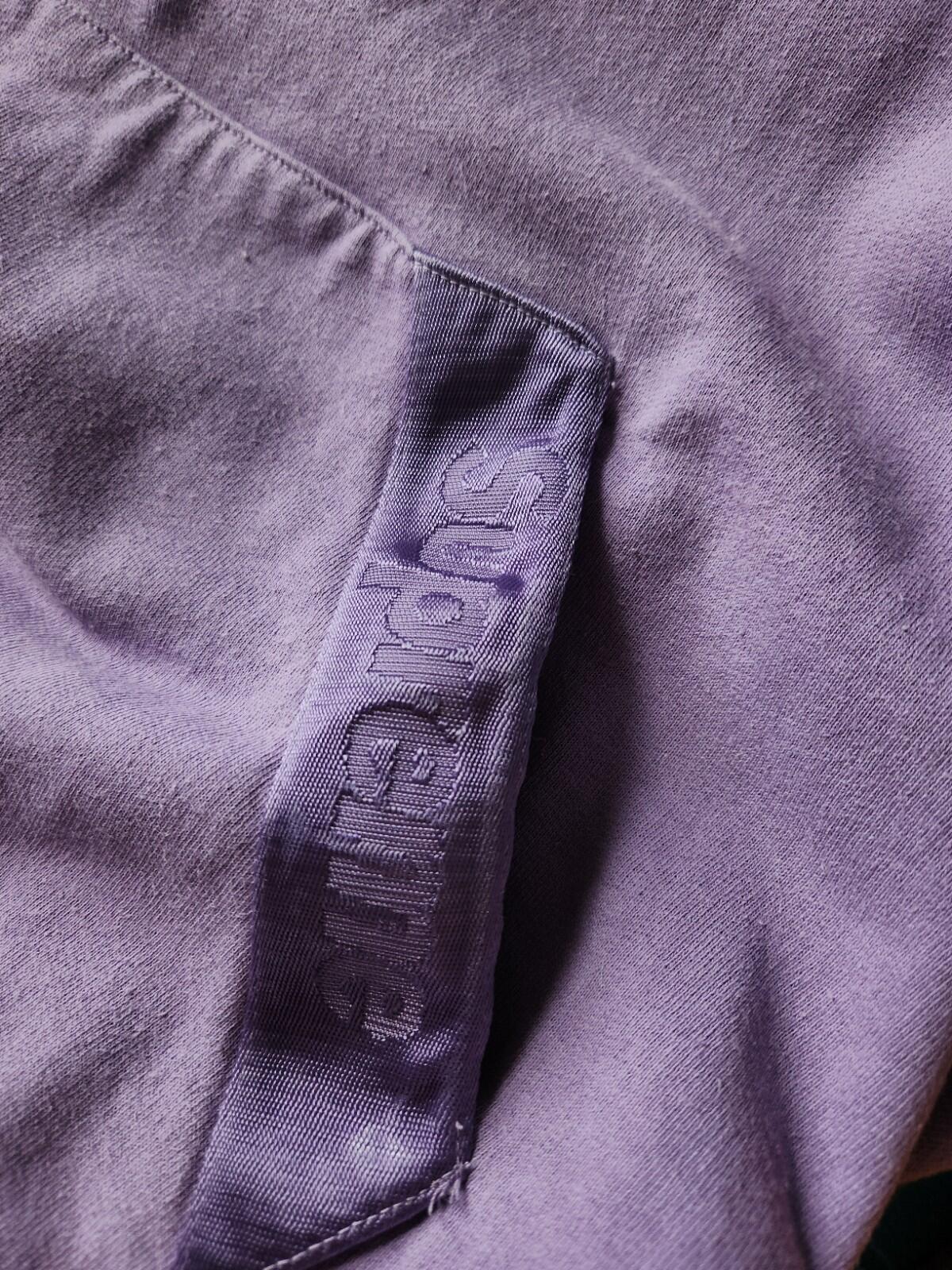 SS20 Supreme Tonal Webbing Hooded Sweatshirt Size L Large Violet Hoodie