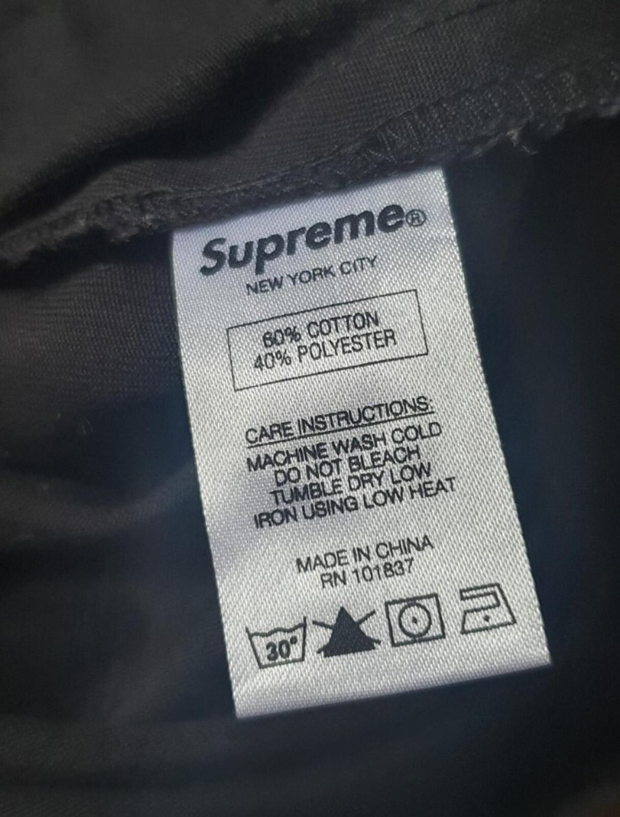 FW17 Supreme Chief Harrington Jacket Chenille Indian Black Size S