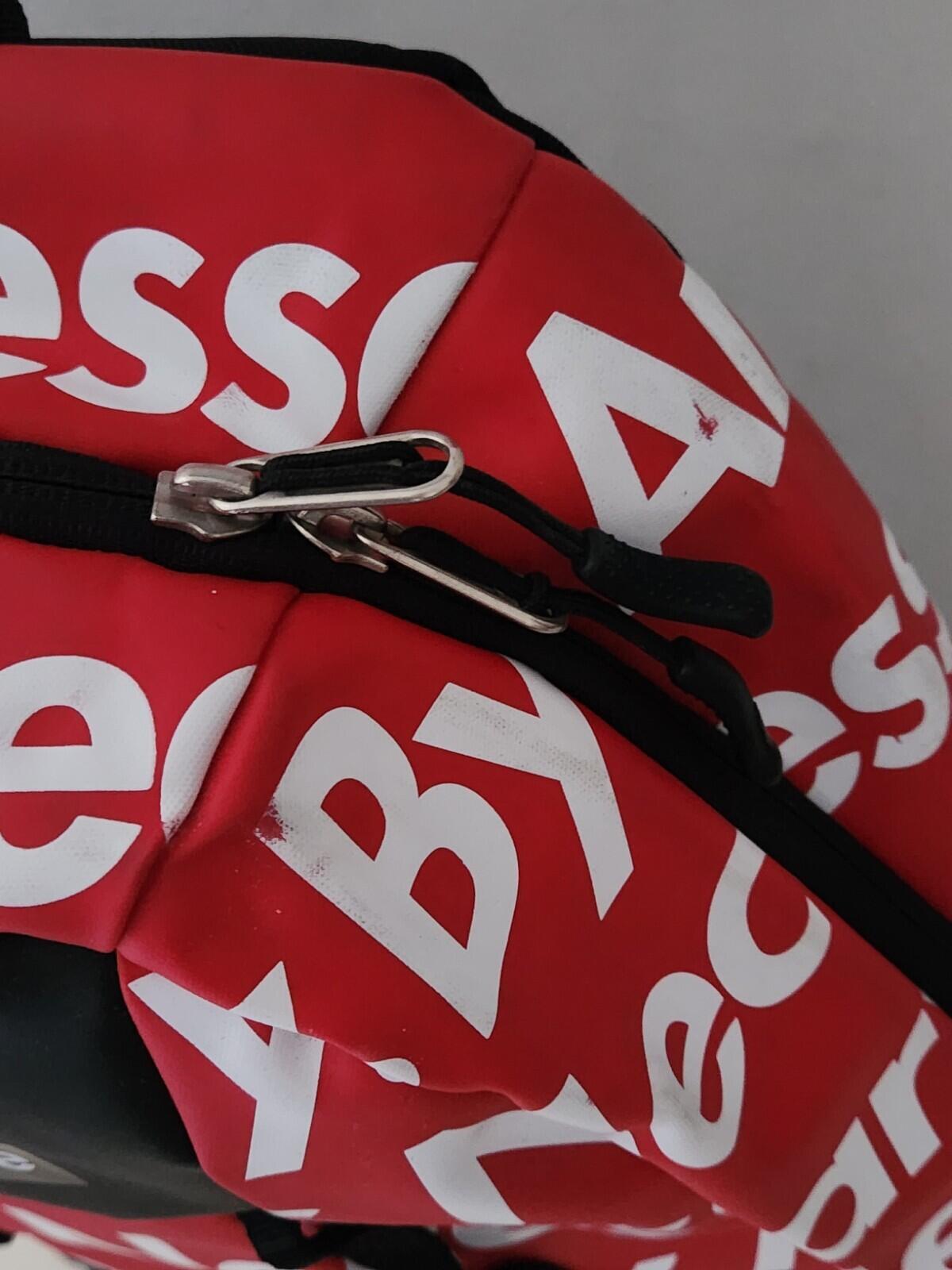 FW15 Supreme x The North Face By Any Means Base Camp Crimp Backpack Red BAMN bag