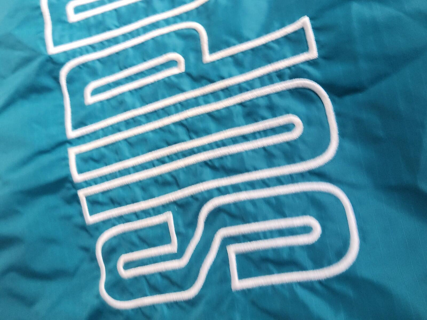 SS18 Supreme x Champion Pullover L Large Teal Jacket Nylon