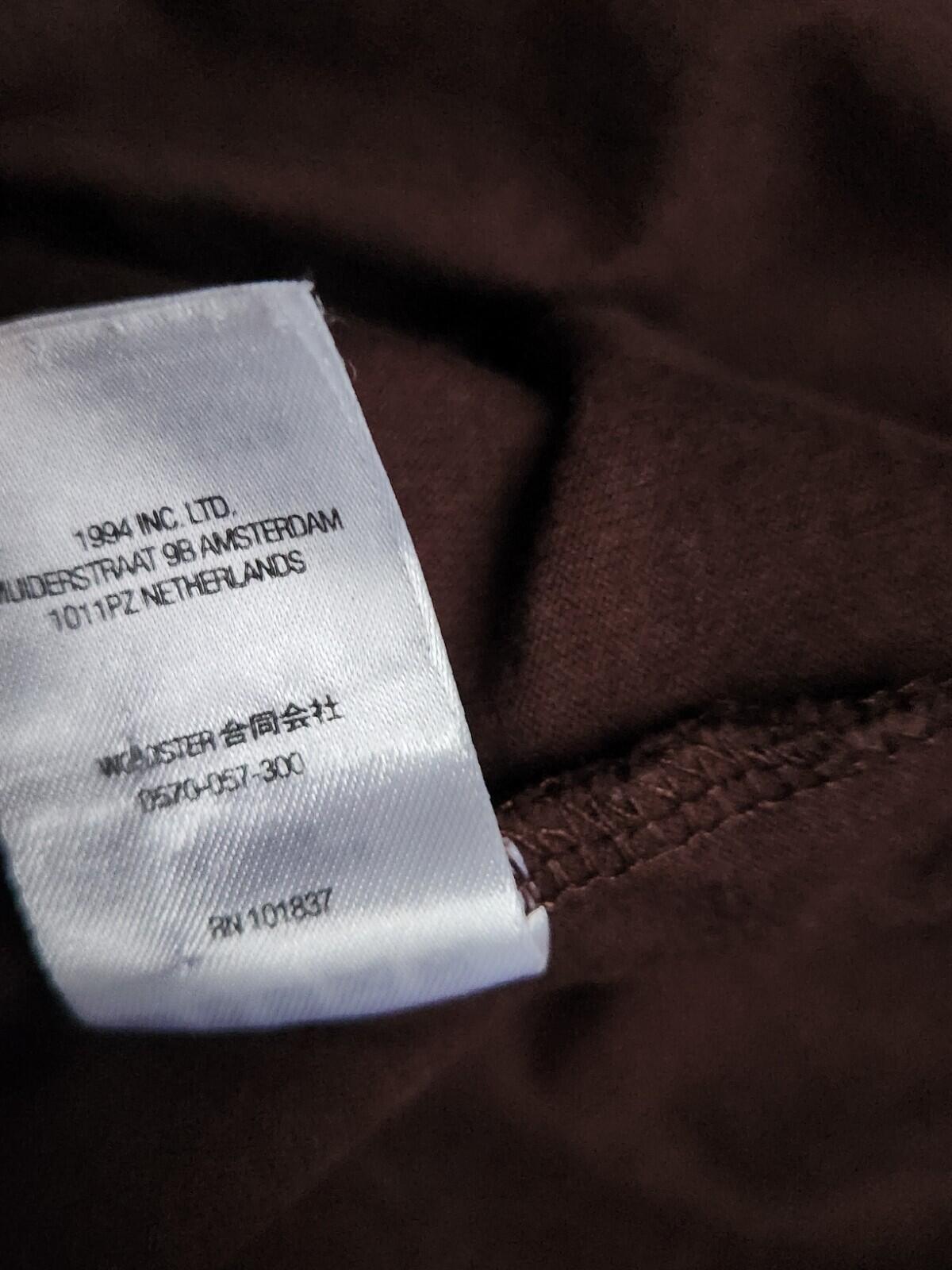 FW22 Supreme Small Box L/S Tee Brown Top size M Medium T-shirt