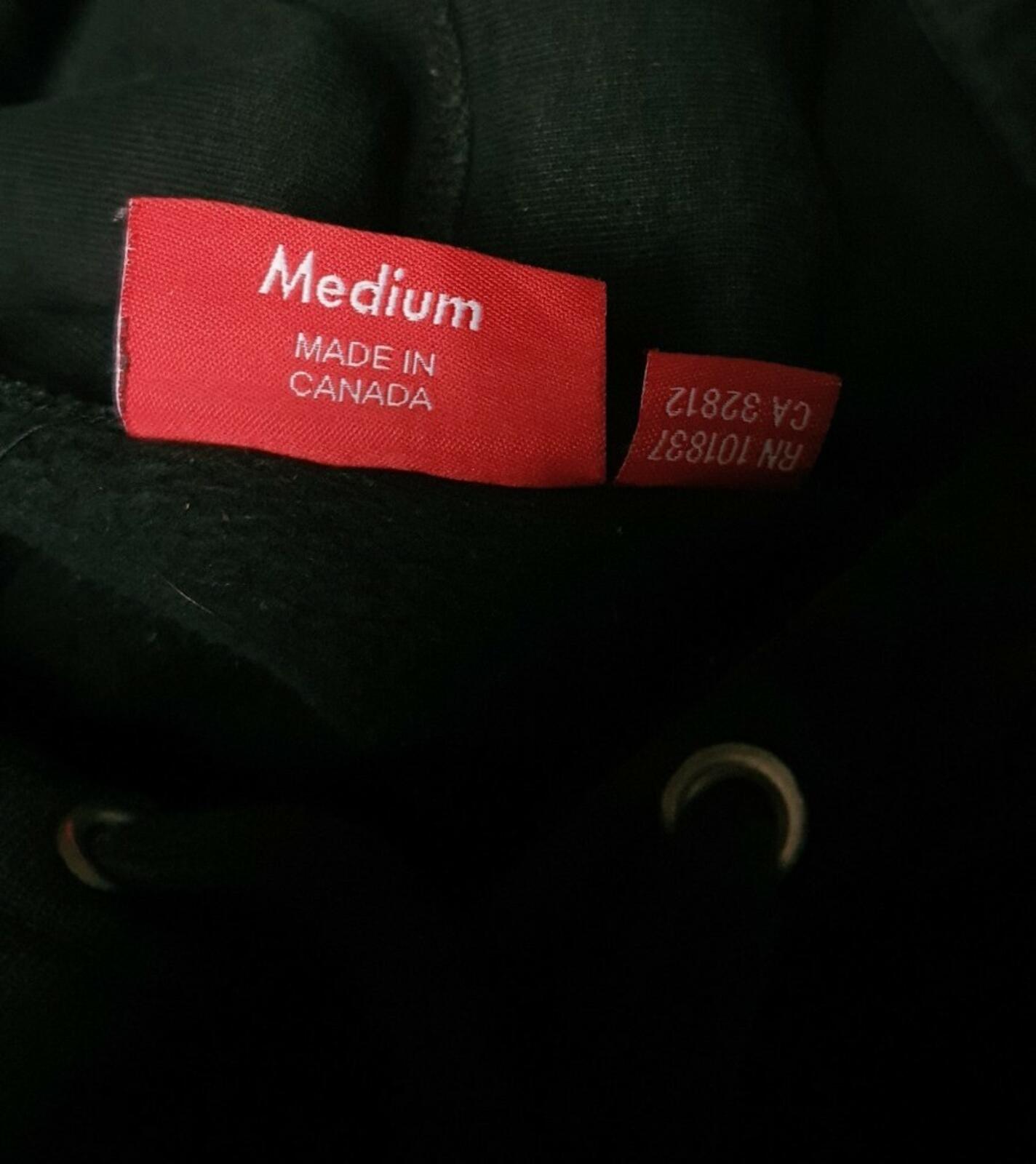FW13 Supreme Ganesh Hanu Kapuzenpullover Schwarz Größe M