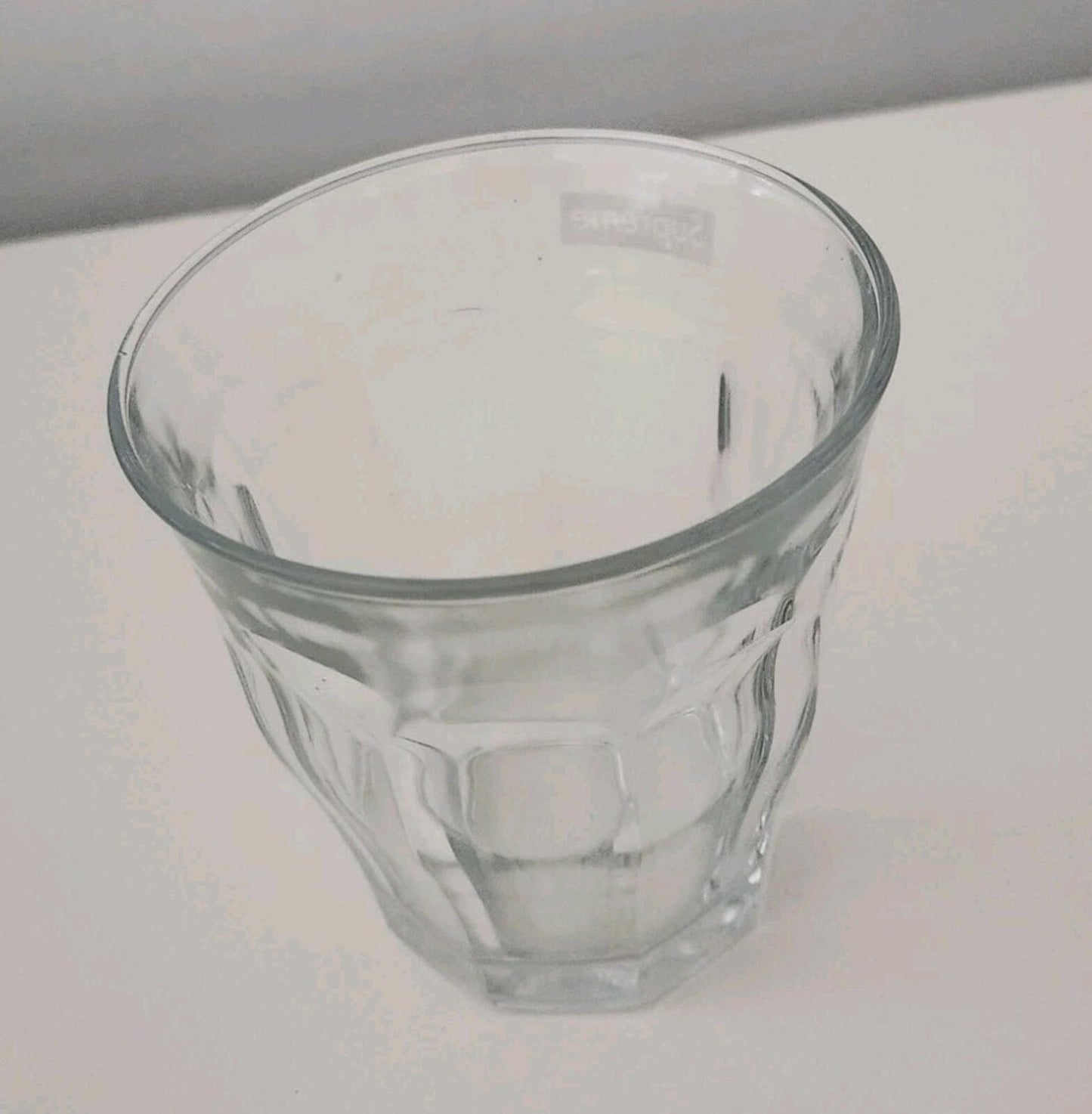 SS17 Supreme x Duralex 8.75 oz. glass with etched logo on front Made In France