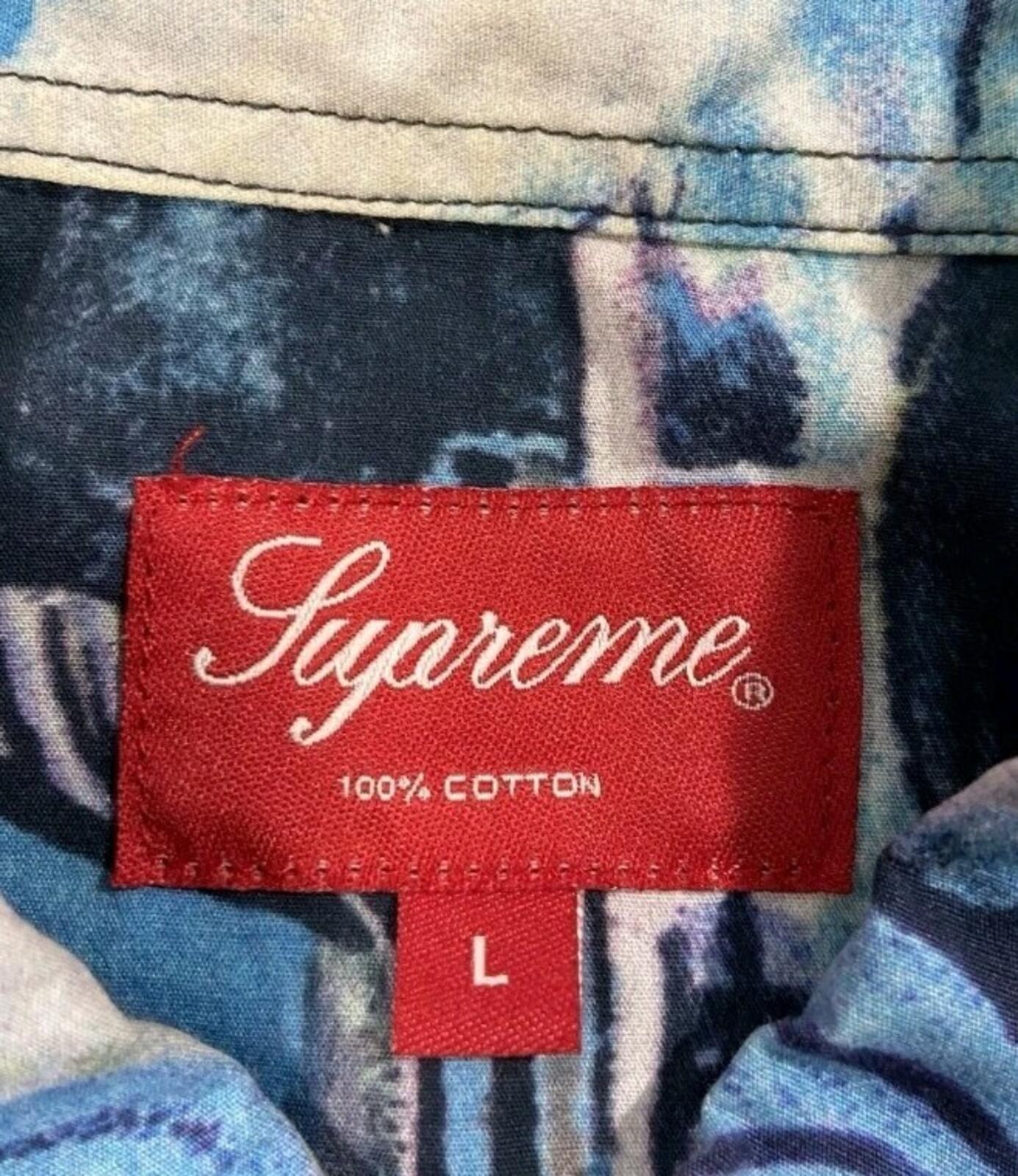 Camisa Cubista SS14 Supreme Azul Talla L Picasso