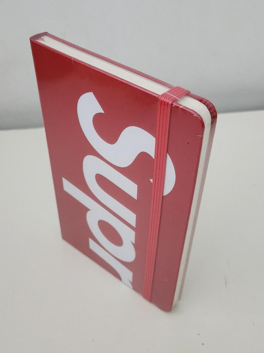 FW24 Supreme x Moleskine Large notebook note pad book diaries new unopened Red