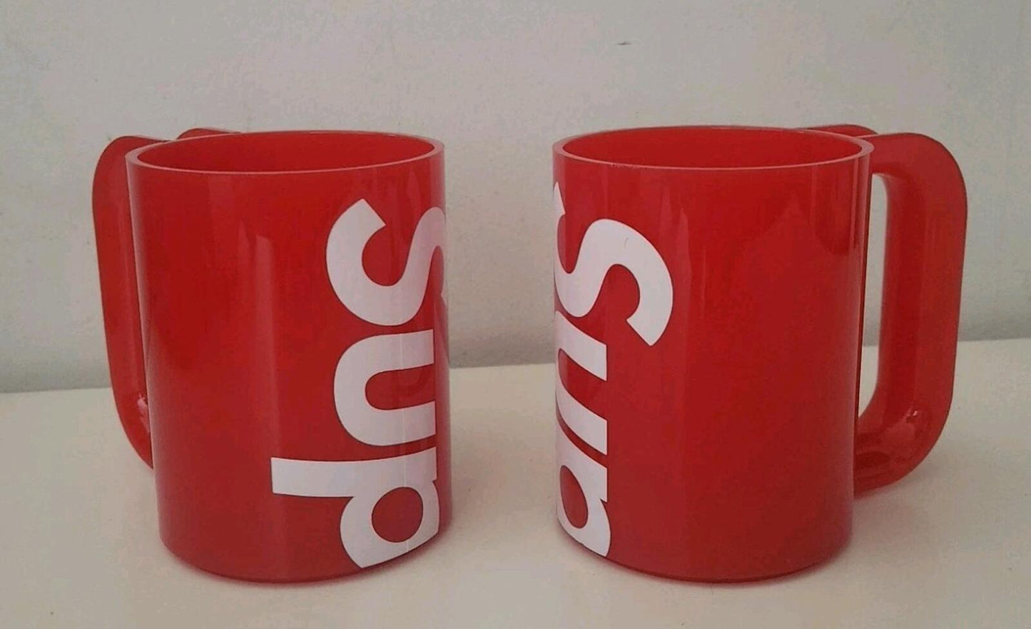 SS20 Supreme x Heller Mugs (Set Of 2) Red Accessories
