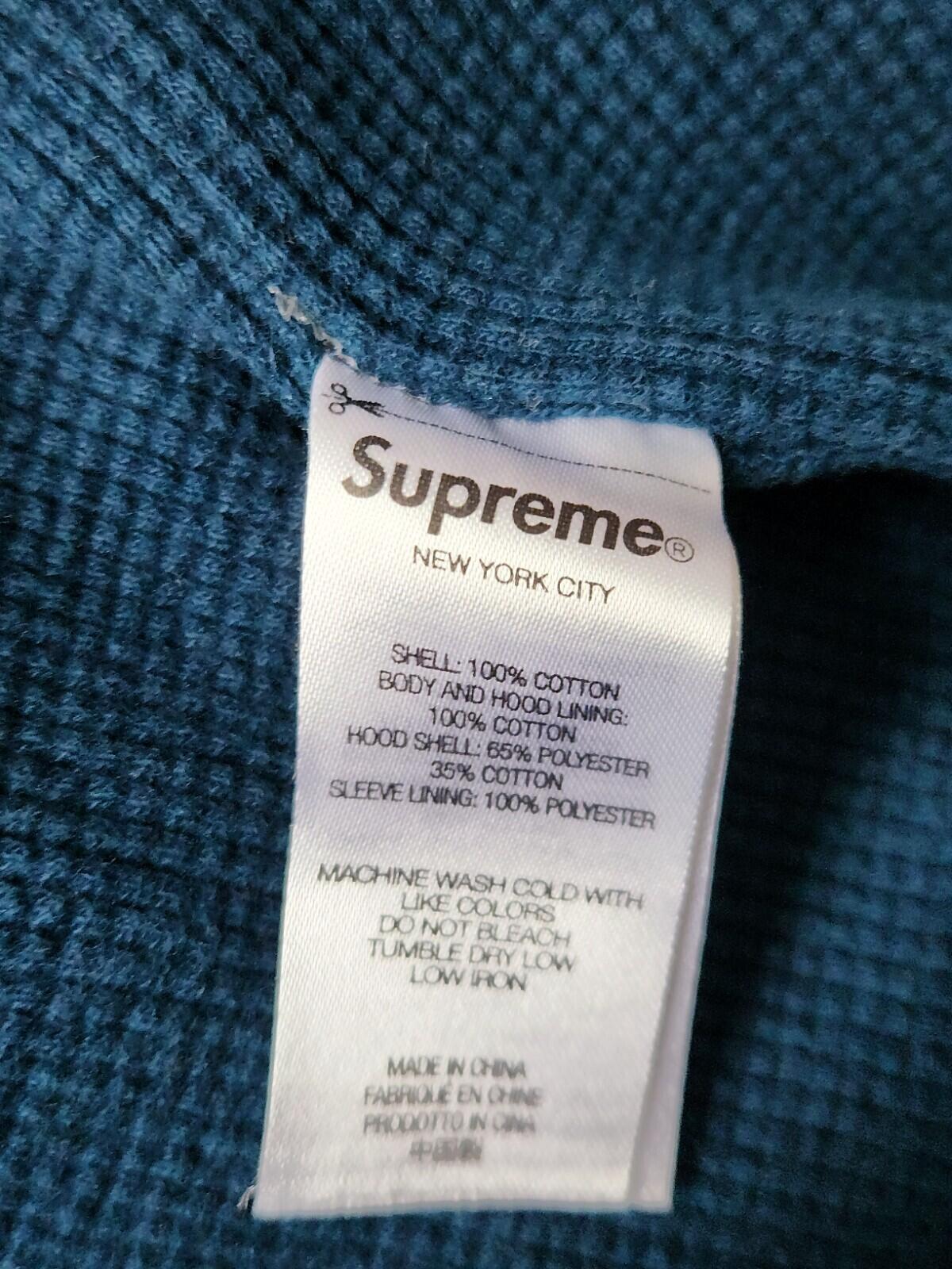 SS22 Supreme Houndstooth Flannel Hooded Shirt S Small