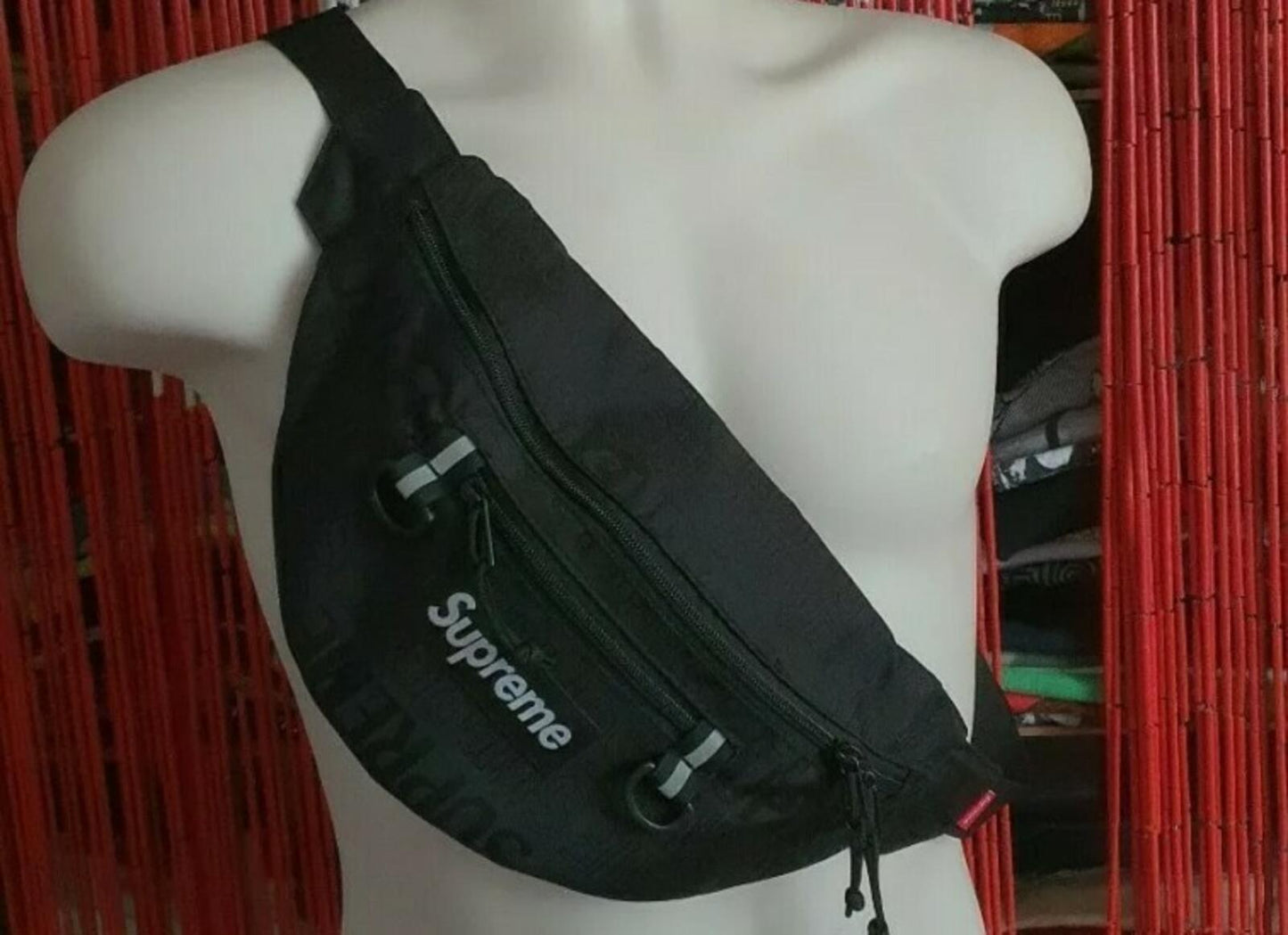 SS19 Supreme Waist Bag Black