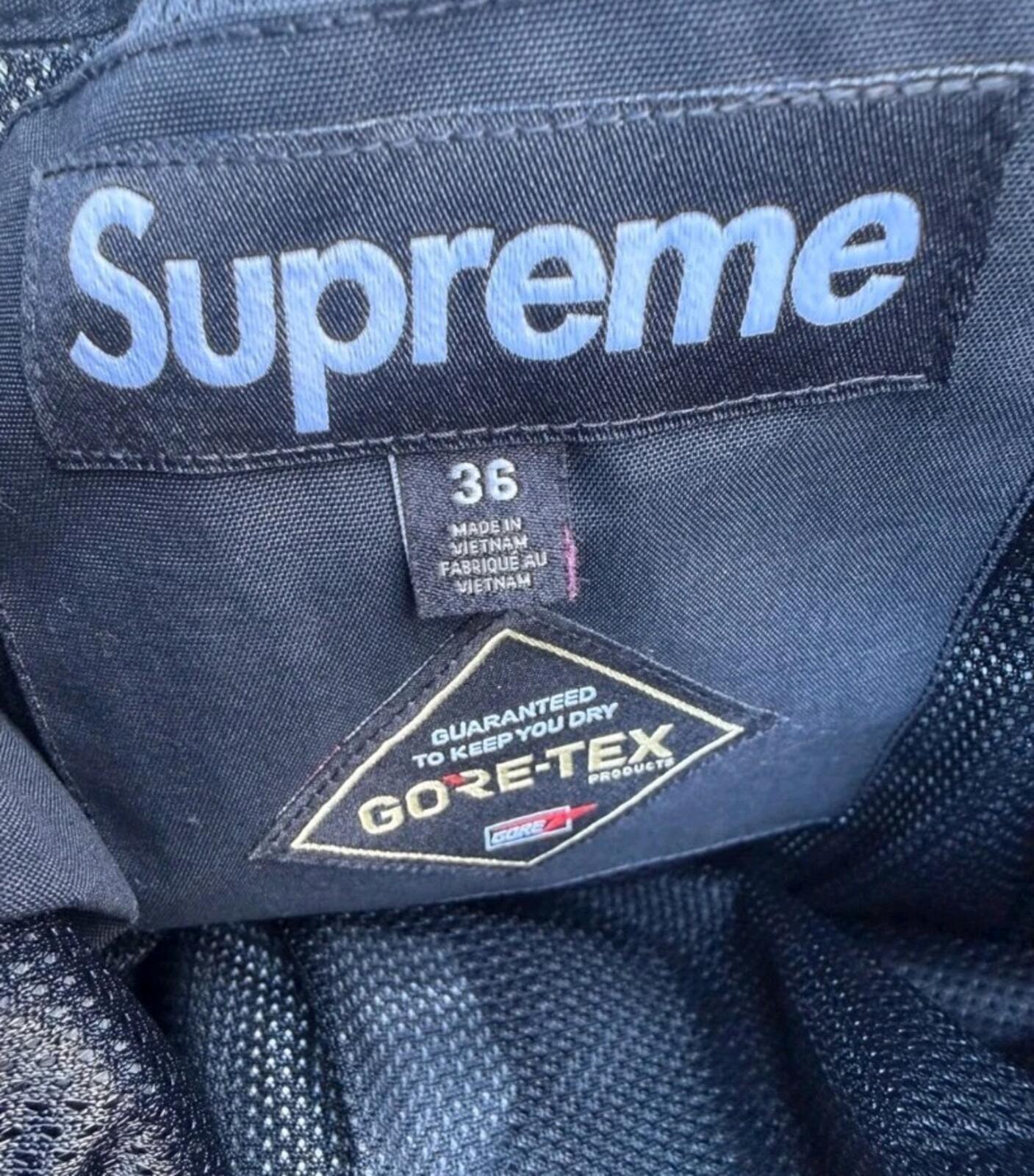 SS25 Supreme GORE-TEX Stripe Pant  Black Size 36 XL