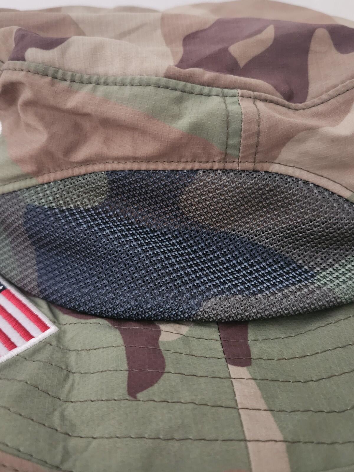 SS20 Supreme Flags Boonie Hat S / M Woodland Camo Wasserabweisend Small / Medium