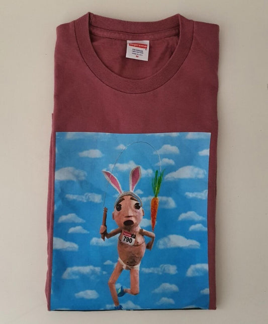 SS17 Supreme x Mike Hill Runner Tee size M medium dark rose T-shirt