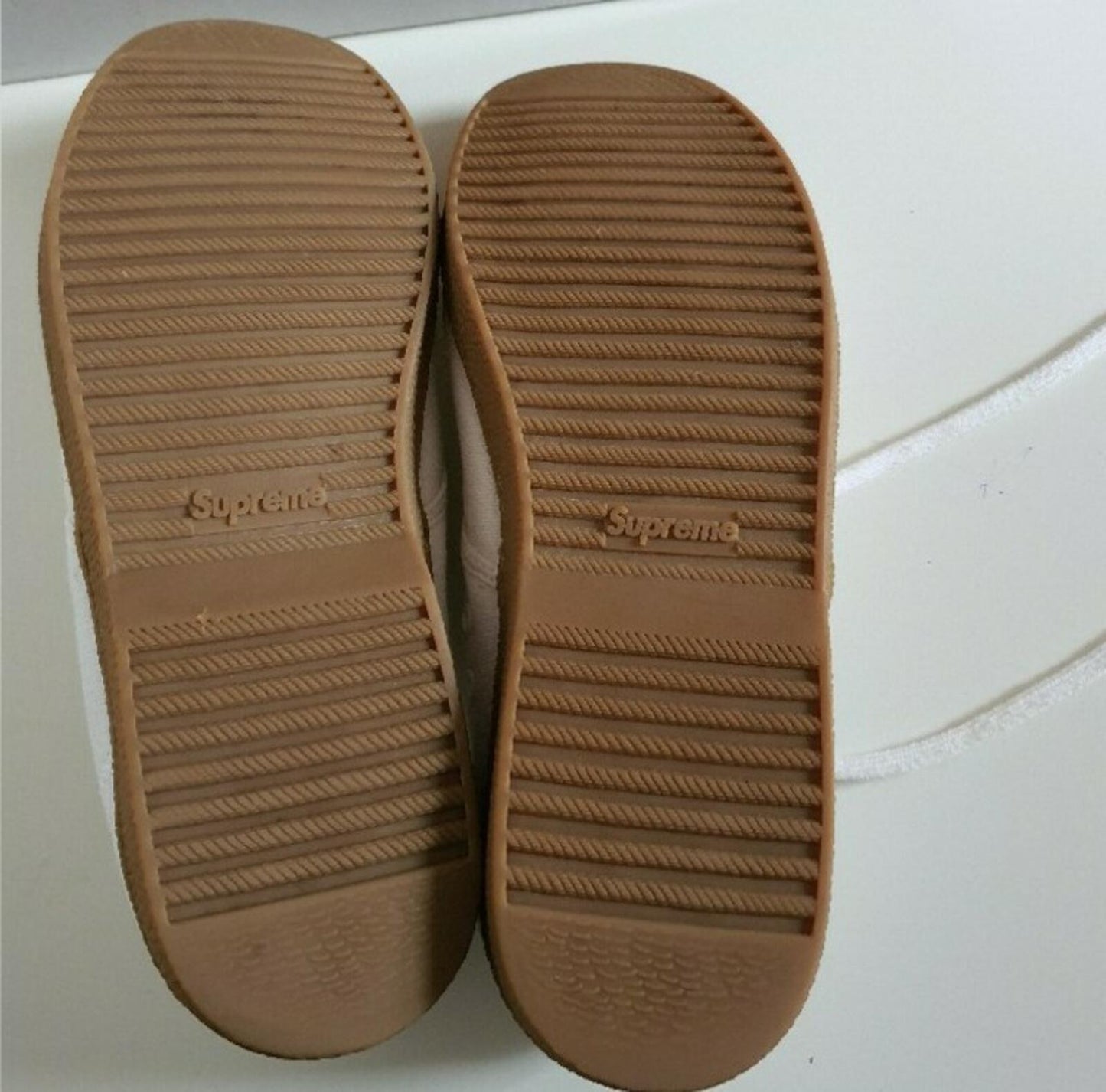 SS09 Supreme Canvas House Shoes White US 10