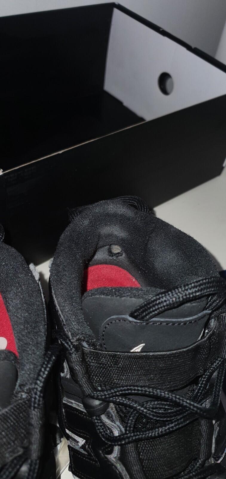 SS17 Supreme x Nike Air More Uptempo Schwarz UK 6.5 US 7.5 EUR 40.5 Los