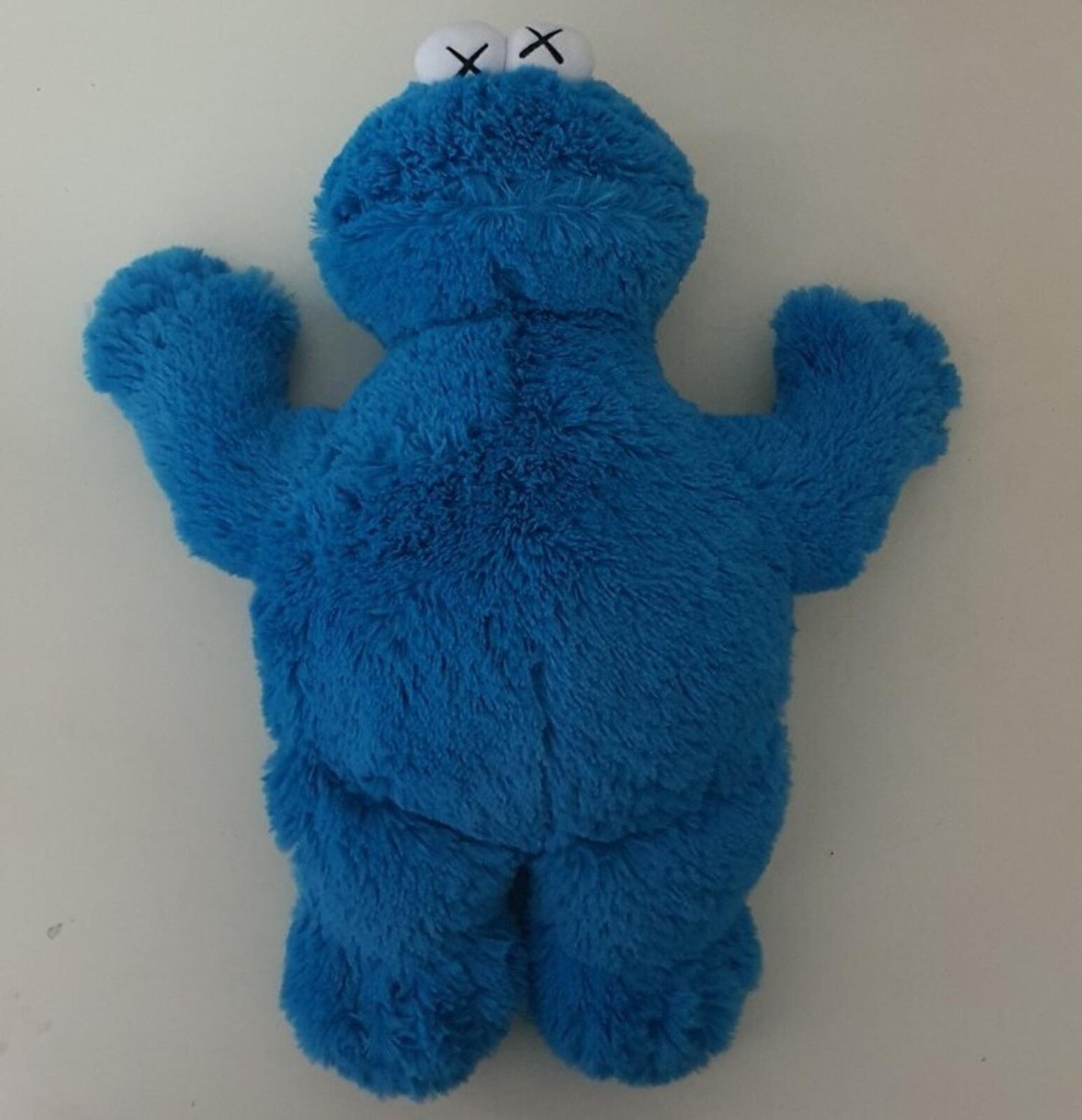 KAWS x Sesame Street UNIQLO Cookie Monster Plush Toy blue New Accessory