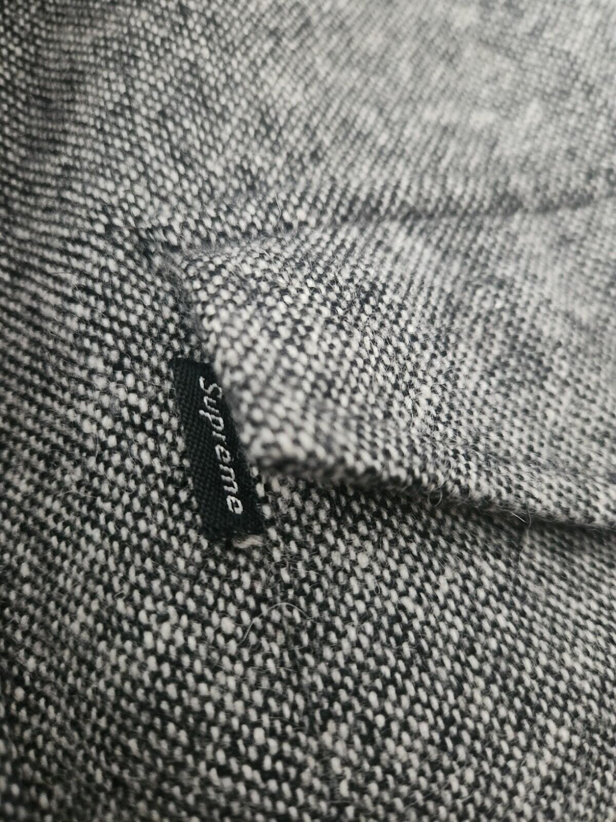 FW12 Supreme Pile Lined Shirt Grey Wool Size M
