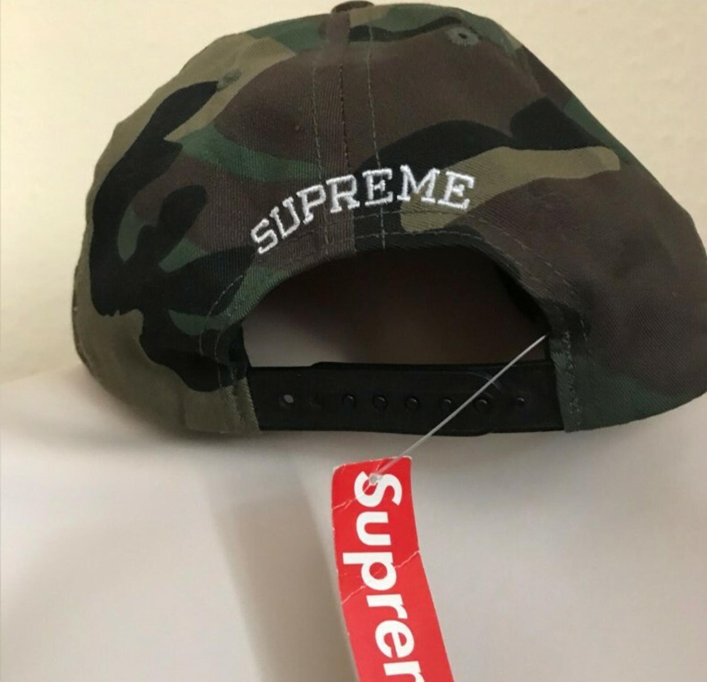 SS16 Supreme Way Back 5-panel Cap Woodland Camo