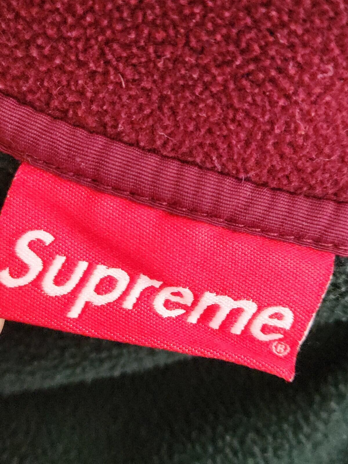 FW16 Supreme Polartec Fleece Color Blocked Half Snap Size M Medium Pullover Rare