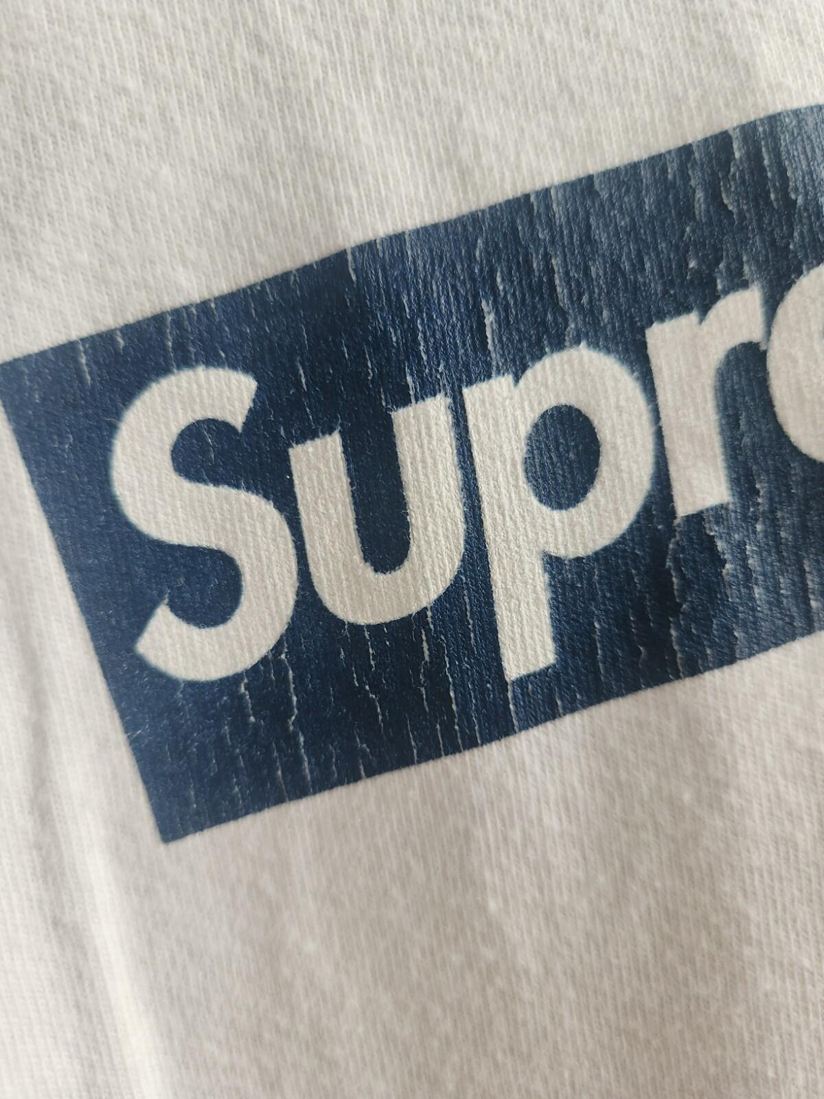 SS15 Supreme New York Yankees Box Logo white tee size M medium T-shirt USA made