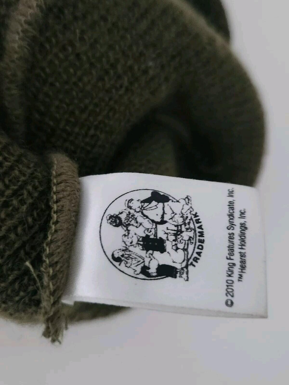 FW10 Supreme Popeye Wollmütze Olive