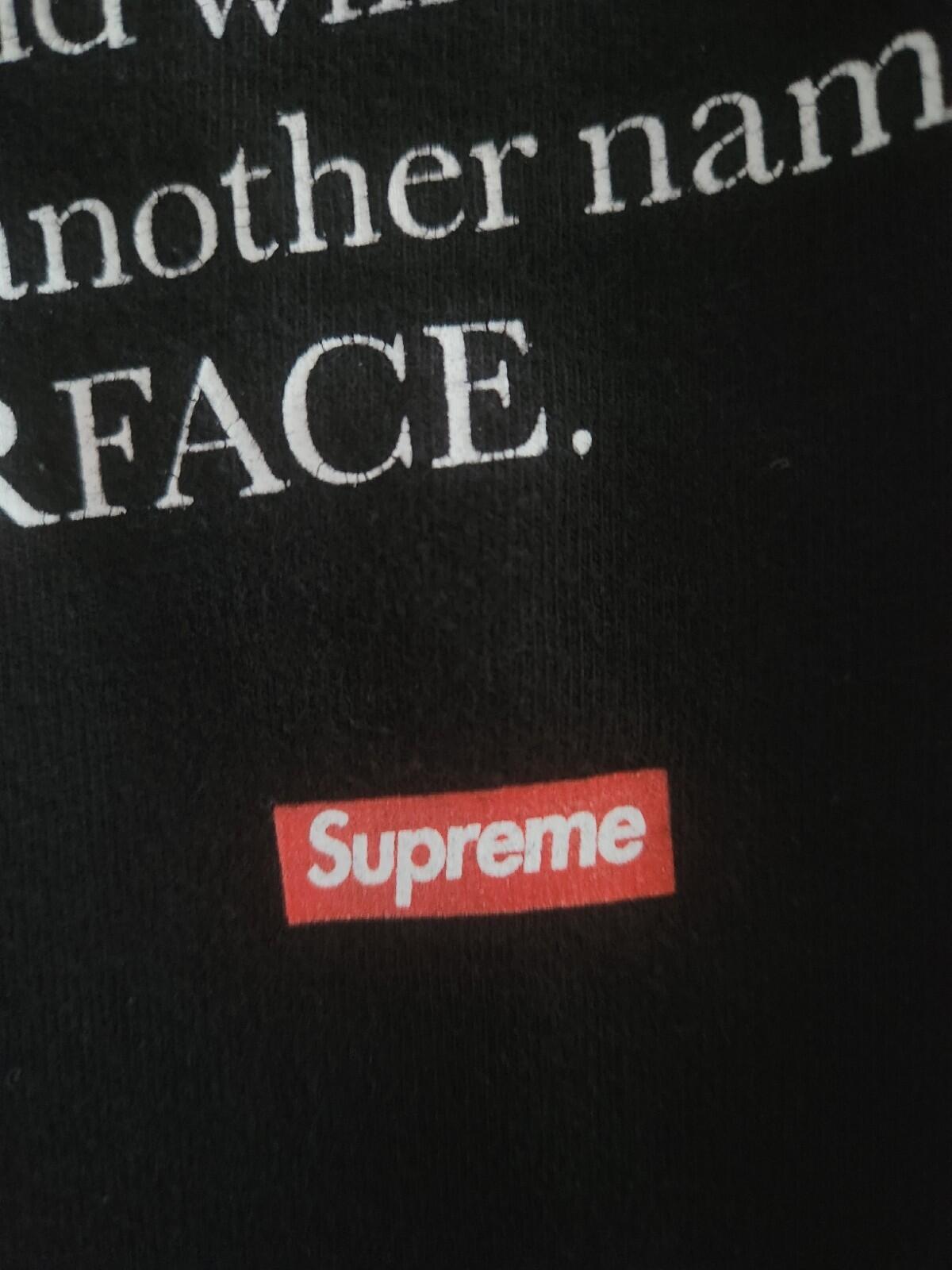 FW17 Supreme x Scarface Friend Tee Black Size M