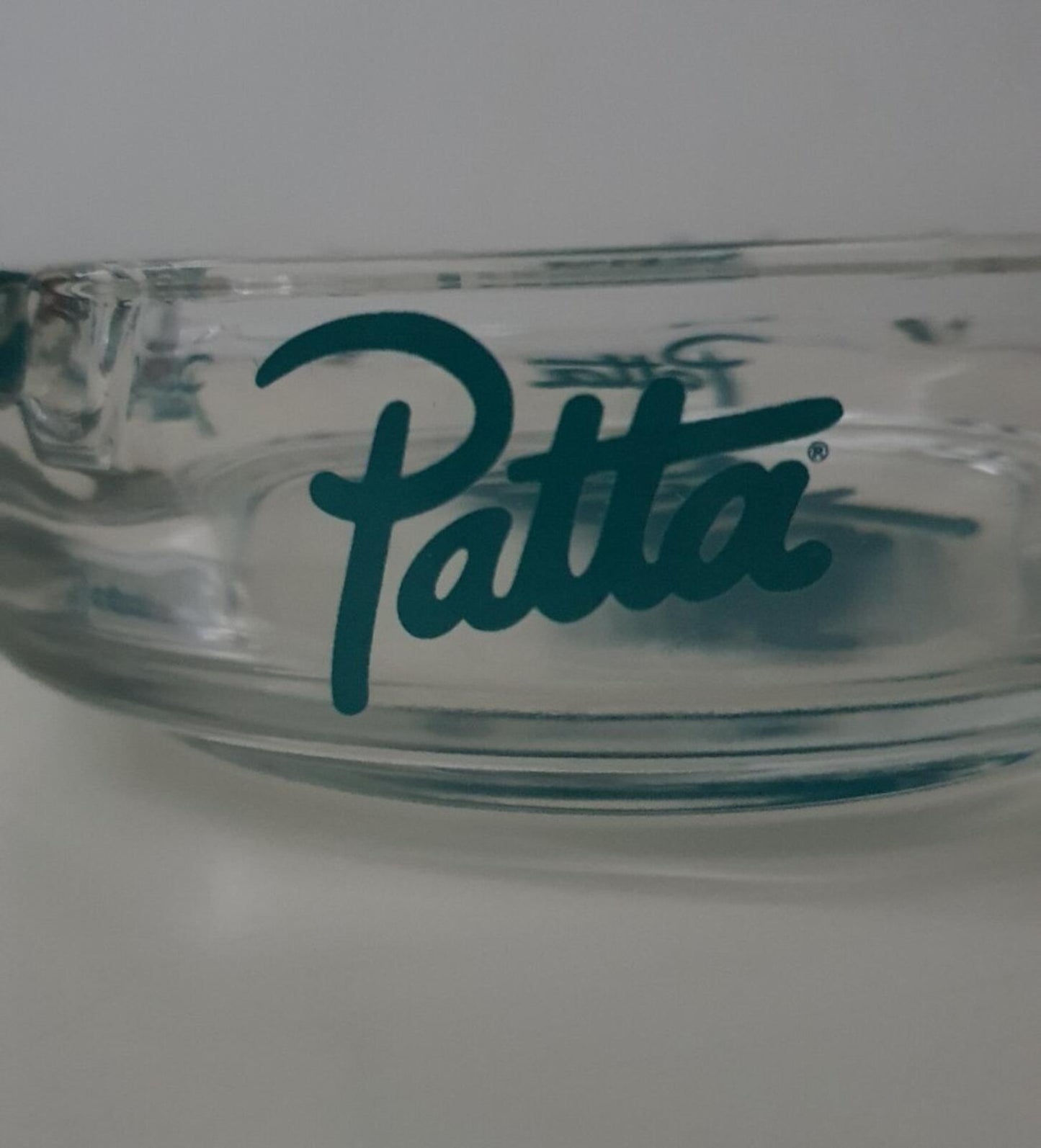 2017 PATTA clear Ash glass ashtray logo Accessory