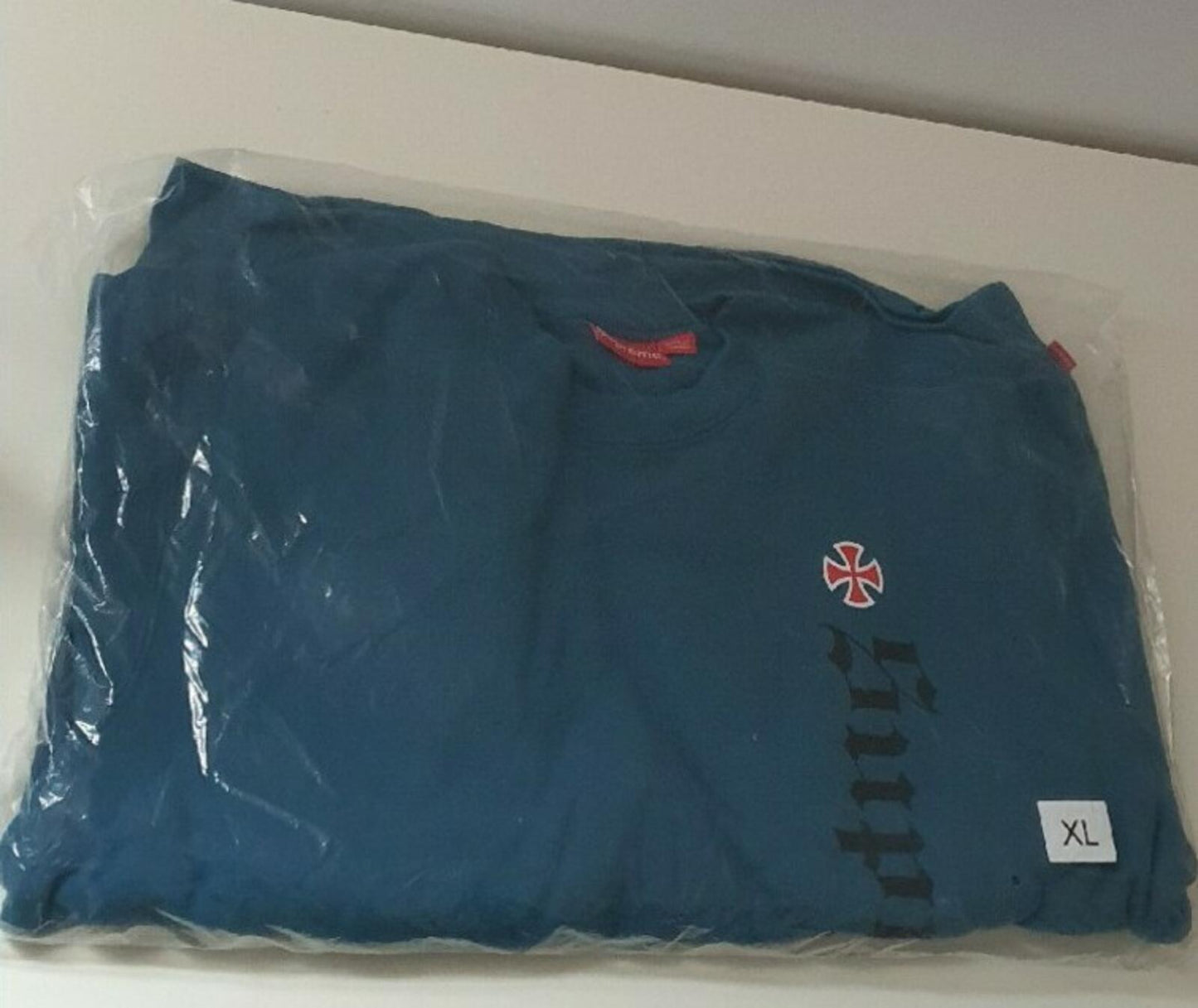 FW17 Supreme x Independent Fuc* The Rest Crewneck Dark Slate Size XL