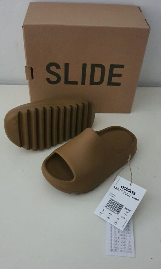 CHANCLAS ADIDAS YEEZY NIÑO TALLA US 11K UK 11K EUR 29 KIDS Ochre Nuevas