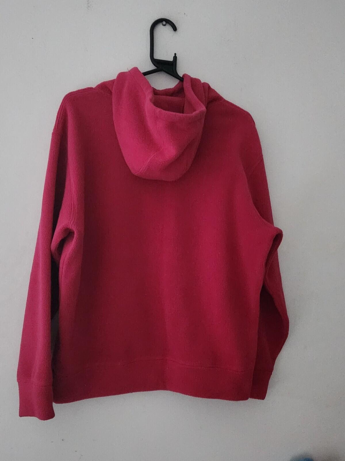 FW21 Supreme Polartec Hooded Sweatshirt Size S Small Pink Fleece Magenta Hoodie