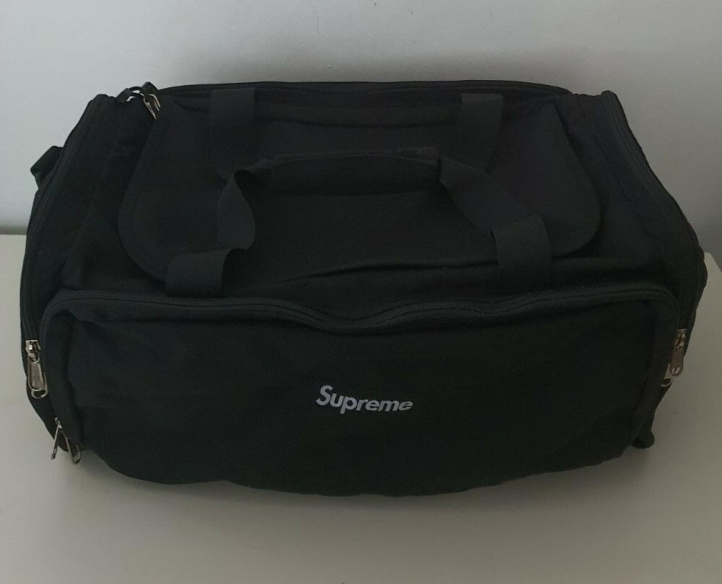 SS15 Supreme Duffle Bag Black