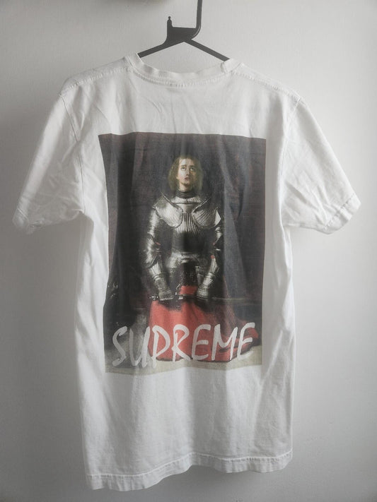 FW13 Supreme Joan Of Arc T-Shirt Größe M Medium T-Shirt Selten Vintage 2013 Weiß